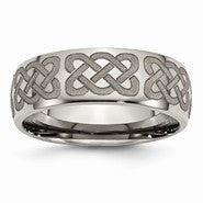 Titanium 8mm Polished Wedding Band
