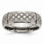 Titanium 8mm Laser Design Polished Wedding Band