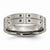 Titanium 6mm Brushed and Polished Wedding Band