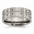 Titanium 8mm Brushed and Polished Wedding Band