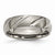 Titanium Swirl Design 6mm Satin Wedding Band