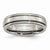 Titanium Grooved Edge 6mm Polished Wedding Band
