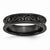 Black Titanium Concave and Etched 5.5mm Polished Wedding Band