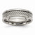 Titanium & Grey Carbon Fiber 6mm Polished Wedding Band