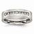 Titanium Polished Diamond 6mm Wedding Band
