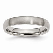 Titanium 4mm Brushed Wedding Band