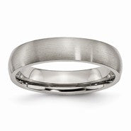 Titanium 5mm Brushed Wedding Band
