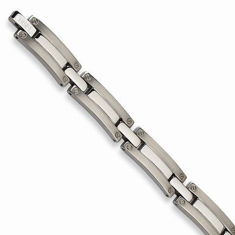 Titanium Brushed and Polished Bracelet