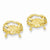 14k Yellow Gold Crab Post Earrings