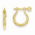14k Yellow Gold Shackle Link Screw Earrings