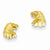 14k Yellow Gold Diamond-cut Eagle Earrings
