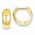 14k Yellow Gold Hinged Hoop Earrings