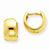 14k Yellow Gold Hinged Hoop Earrings