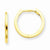14k Yellow Gold Hinged Hoop Earrings