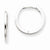 14k White Gold Hinged Earrings