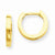 14k Yellow Gold Hinged Hoop Earrings