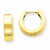 14k Yellow Gold Hinged Hoop Earrings