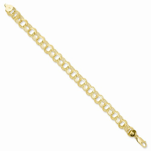 14K Yellow Gold Triple Link Charm
