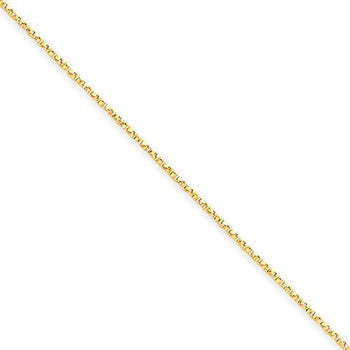 14K Yellow Gold Twisted Box Chain