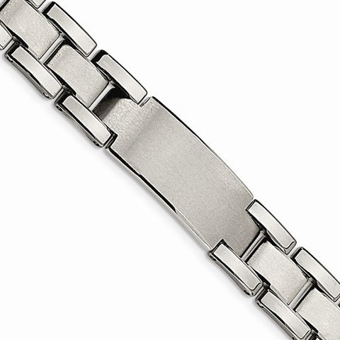 Tungsten Brushed and Polished Bracelet