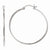 Sterling Silver Polished Hinged Hoop Earrings