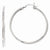Sterling Silver Polished Hinged Hoop Earrings