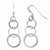Sterling Silver Polished Shepherd Hook Dangle Earrings