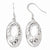 Sterling Silver Polished Shepherd Hook Dangle Earrings