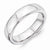 Vitalium Polished 6mm Domed Wedding Band