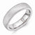 Vitalium Stone Finish 6mm Domed Wedding Band