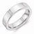Vitalium Brushed Finish 6mm Flat Wedding Band