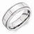 Vitalium Rounded Edge Polished 8mm Wedding Band