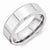 Vitalium Polished 8mm Beveled Edge Wedding Band