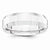 14k White Gold 6mm Bevel Edge Wedding Band