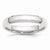 10k White Gold 4mm Bevel Edge Comfort Fit Wedding Band