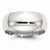 10k White Gold 8mm Standard Comfort Fit Wedding Band