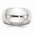 10k White Gold 8mm Lightweight Comfort Fit Wedding Band