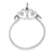 14k White Gold Heart Charm hide-image