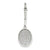 14k White Gold Tennis Racquet Charm hide-image