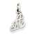 14kw Casted Initial A Charm hide-image