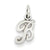 14kw Casted Initial B Charm hide-image