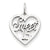 14k White Gold Sweet 15 Charm hide-image