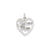 Super Mom Charm in 14k White Gold