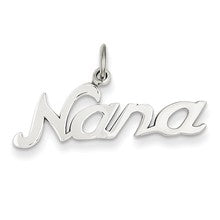 14k White Gold Nana Charm hide-image