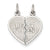 14k White Gold Best Friend Break-apart Charm hide-image