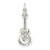 14k White Gold Guitar Charm hide-image