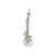 Guitar Charm in 14k White Gold