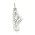 14k White Gold Ballerina Shoe Charm hide-image