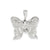 Butterfly Charm in 14k White Gold