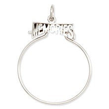 14k White Gold Memories Charm hide-image